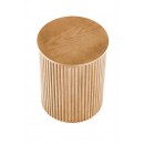 Стол журнальный HALMAR WOODY натуральный, 40/50